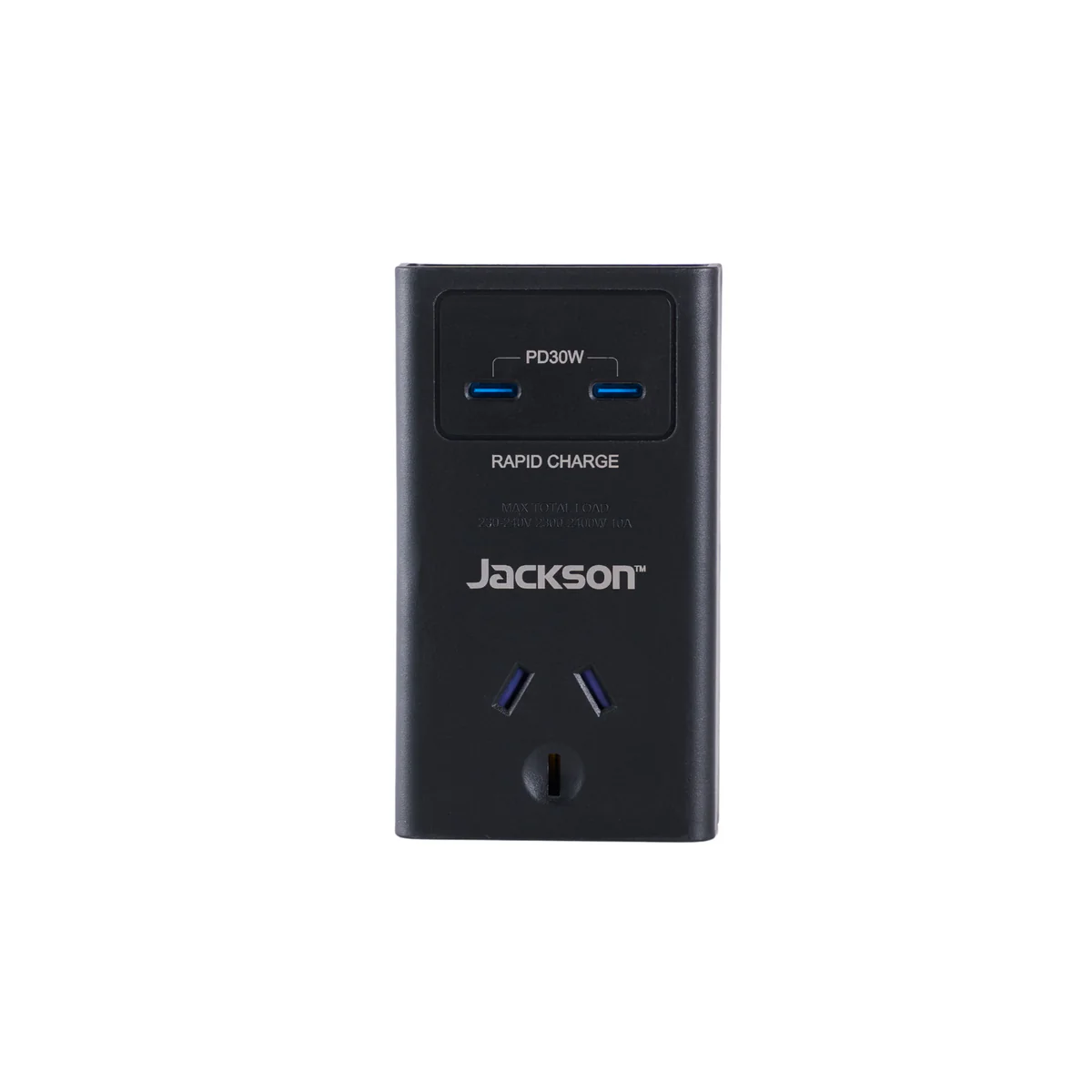 Jackson 1 Outlet Adaptor USB-C 30W x2 - Compact White - Child Safe - Image 2