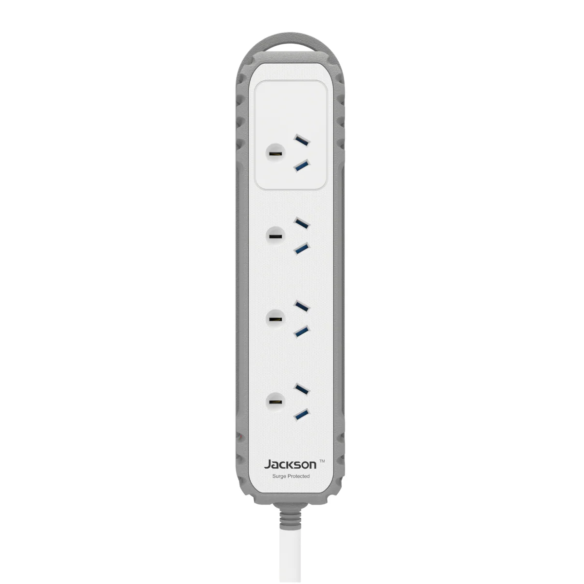 Jackson Rugged Home 4 Outlet Powerboard - 0.9m Cord - Surge Protection - Durable PVC - Image 2