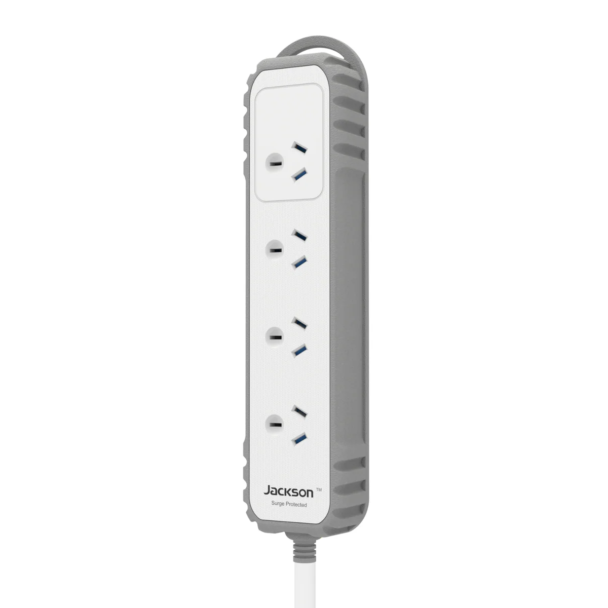 Jackson Rugged Home 4 Outlet Powerboard - 0.9m Cord - Surge Protection - Durable PVC - Image 3