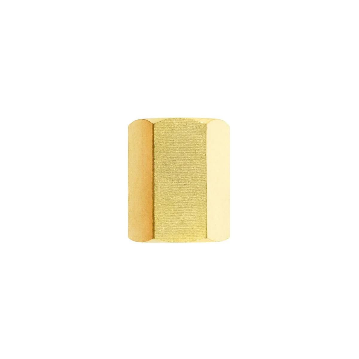 Jflex 1/4 BSP Female Hexagon Sleeve - Brass Fitting - 17mm x 26mm - Durable Connections