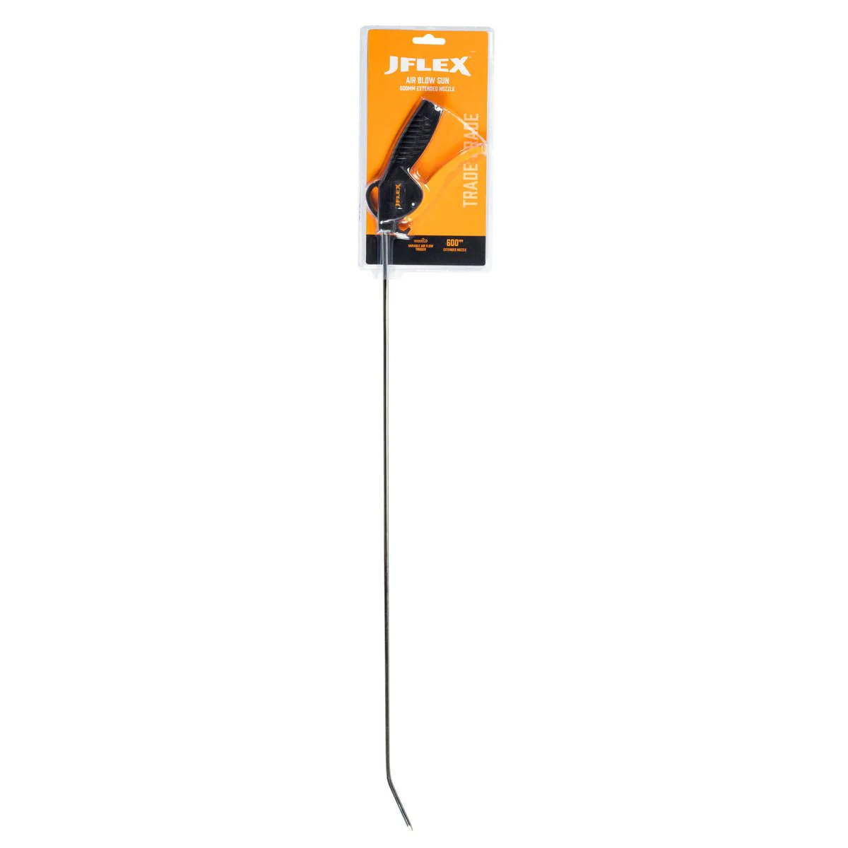Jflex Air Blow Gun Extended Nozzle - 600mm - Variable Airflow Control - Image 2