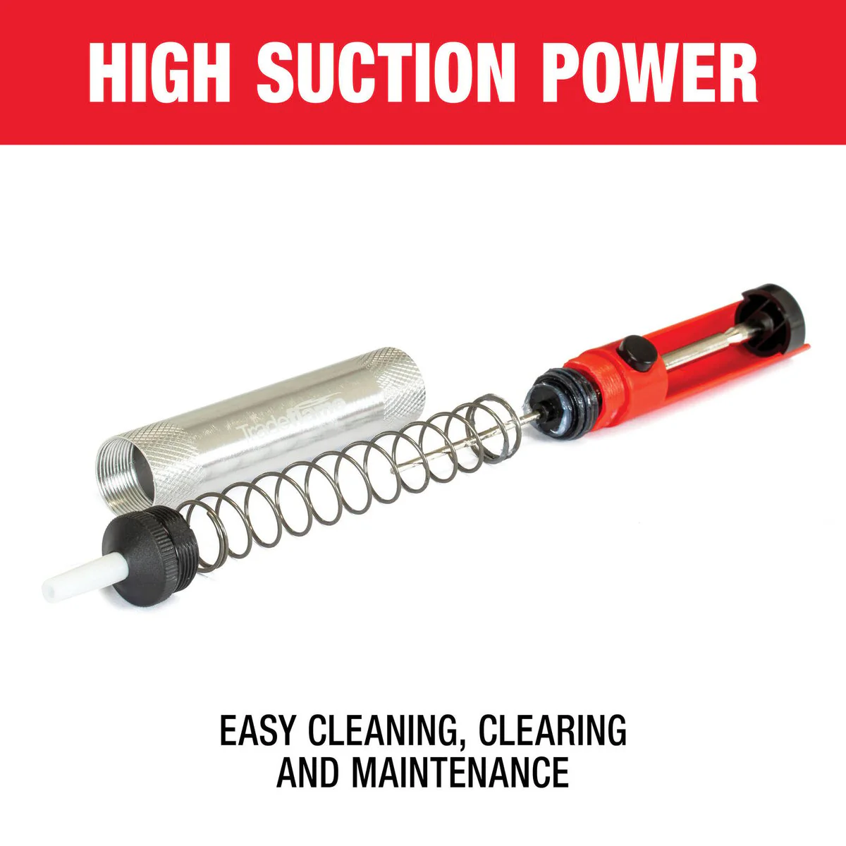 Jflex De Soldering Pump - Compact Tool for Efficient Solder Removal - 25mm x 205mm - Image 2