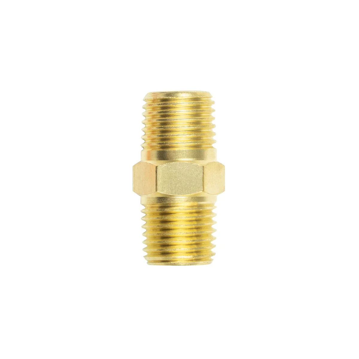 Jflex Hexagon Nipple 1/4" BSP - Brass Fitting - Durable - High Flow Capacity