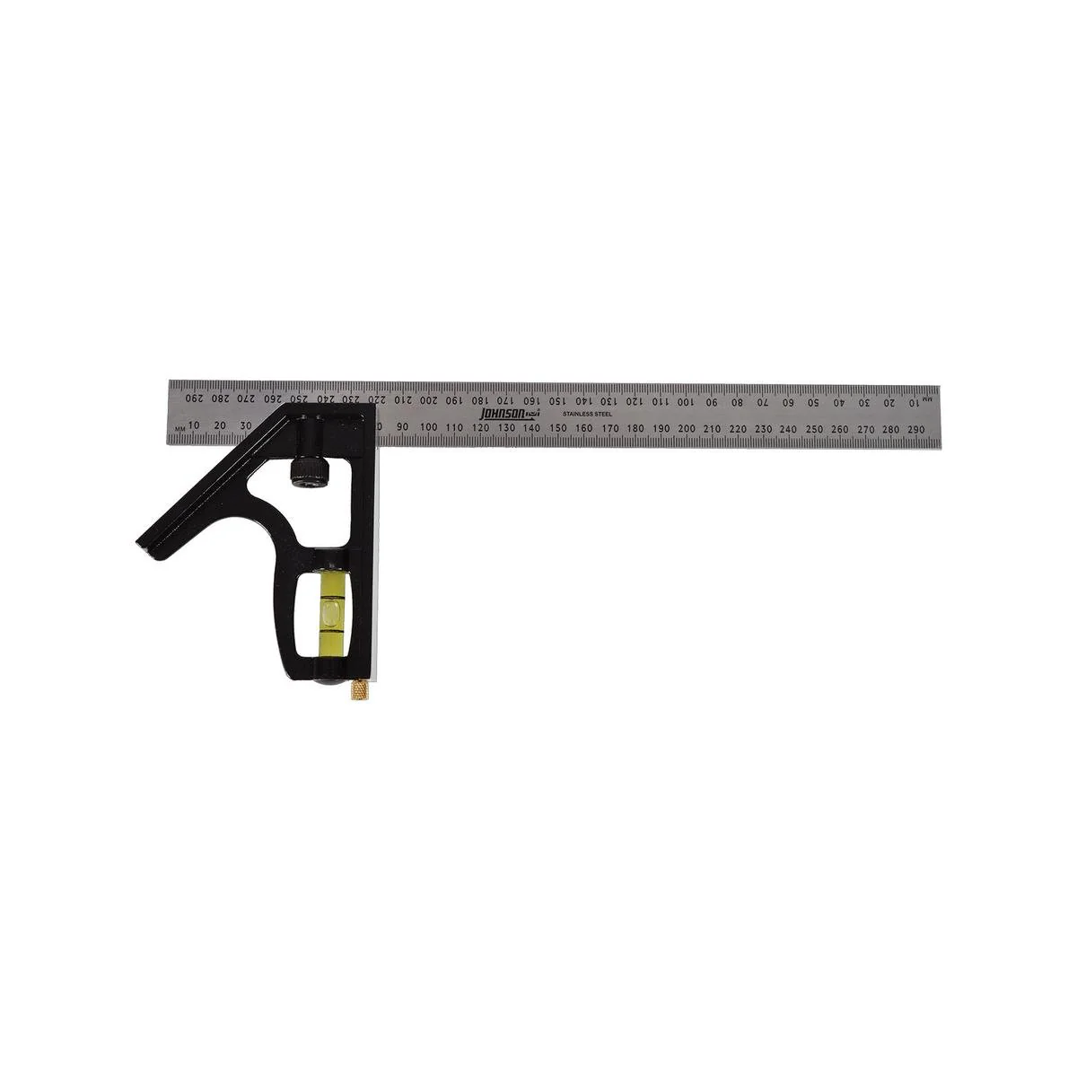 Johnson 300mm H D Stainless Steel Combination Square - Precision Tool
