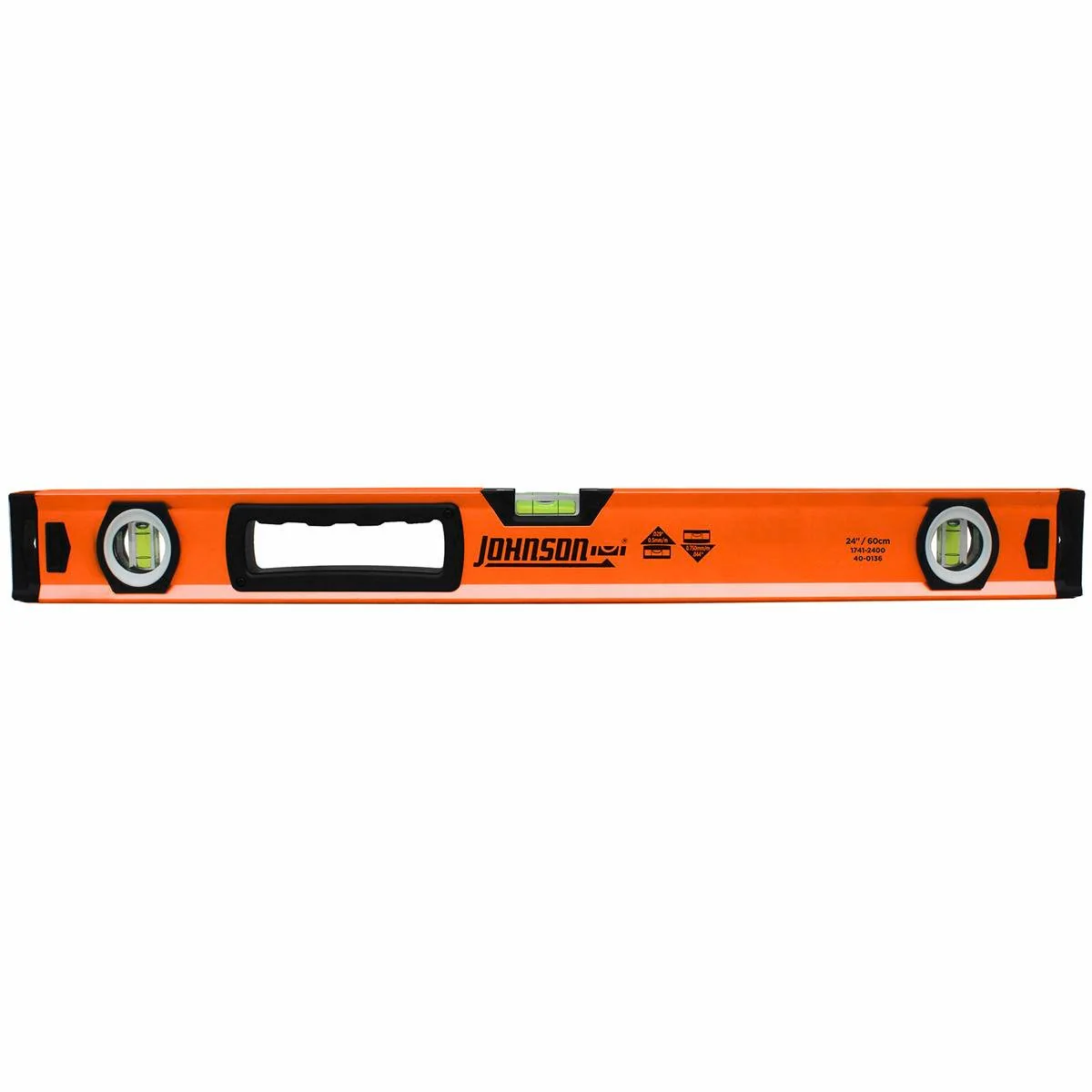 Johnson 600mm 24" Aluminium Box Level - Durable Tool for Accurate Measurements