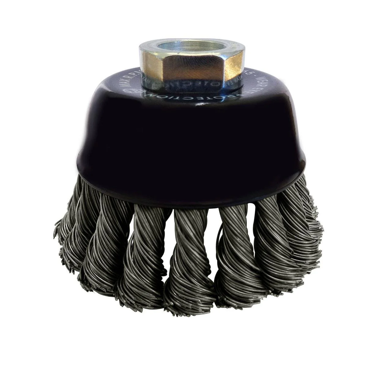 Josco 75mm Twistknot Cup Brush - Steel Wire - Rust Removal - Durable