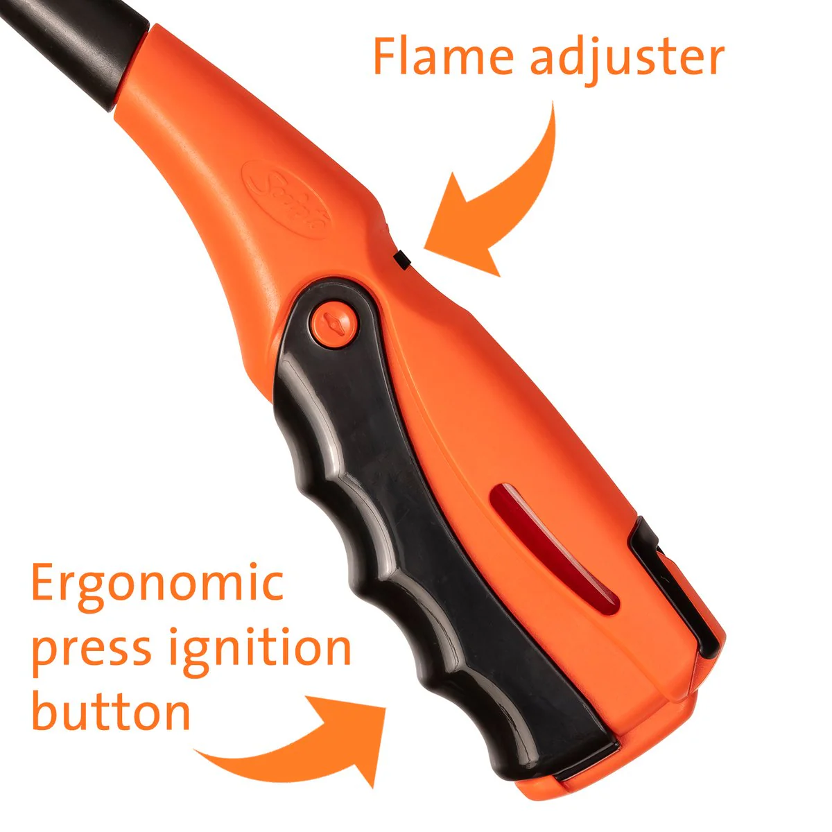 Jumbuck Ezi Grip Lighter - Refillable - Adjustable Flame - 35mm x 328mm x 88mm - Image 4