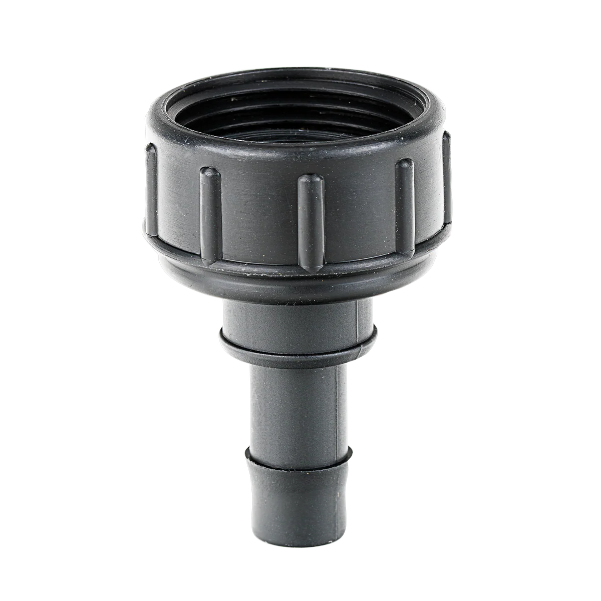 K Rain 25mm Tap Adaptor with 13mm Barb - Black - Durable Polypropylene