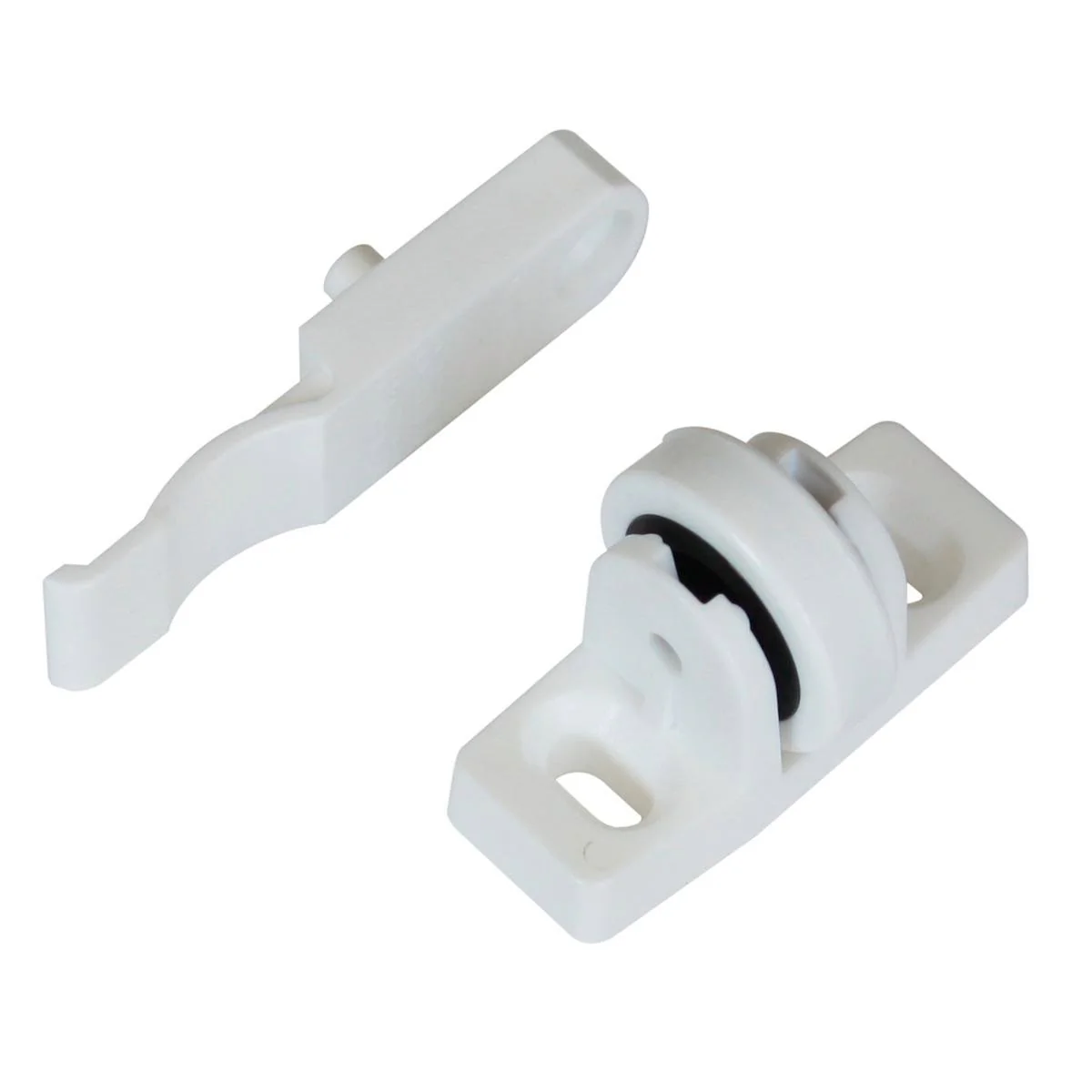 Kaboodle Corner Door Roller Catch - Plastic - 85mm - Prevents Sagging