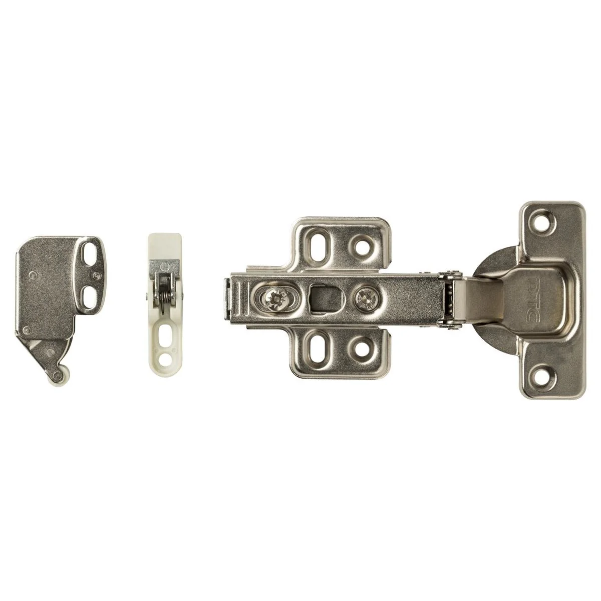 Kaboodle Push to Open Door Hinges - 10 Pairs - Steel - Adjustable
