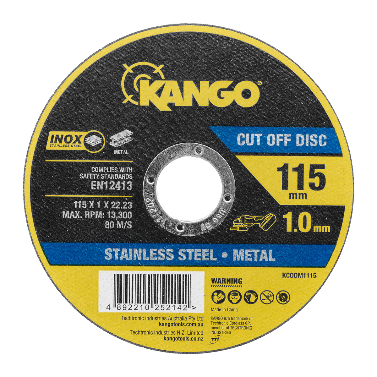 Kango 115mm Metal Cut Off Discs - 25 Pack - Inox-Free - Durable - Image 5