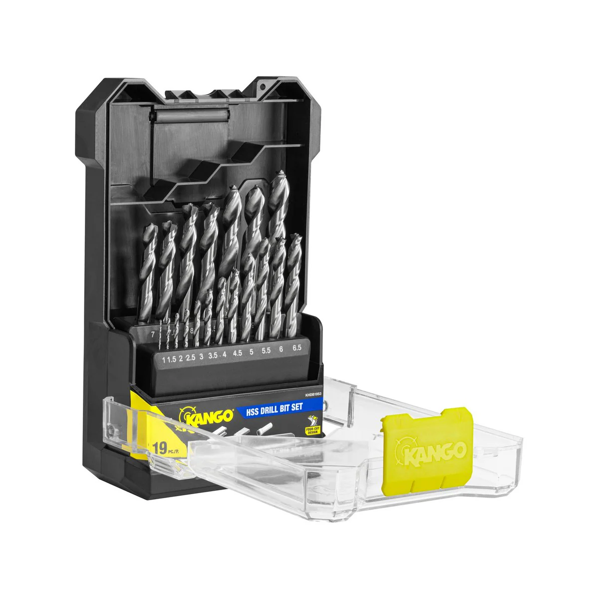 Kango 19 Piece HSS Drill Bit Set - 1mm to 10mm - Precision Drilling - Image 2