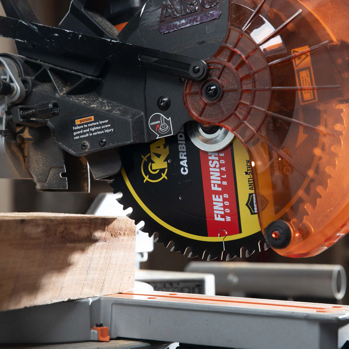 Kango 216mm 60T Wood Mitre Saw Blade - Cobalt-Infused Carbide Teeth - Image 3