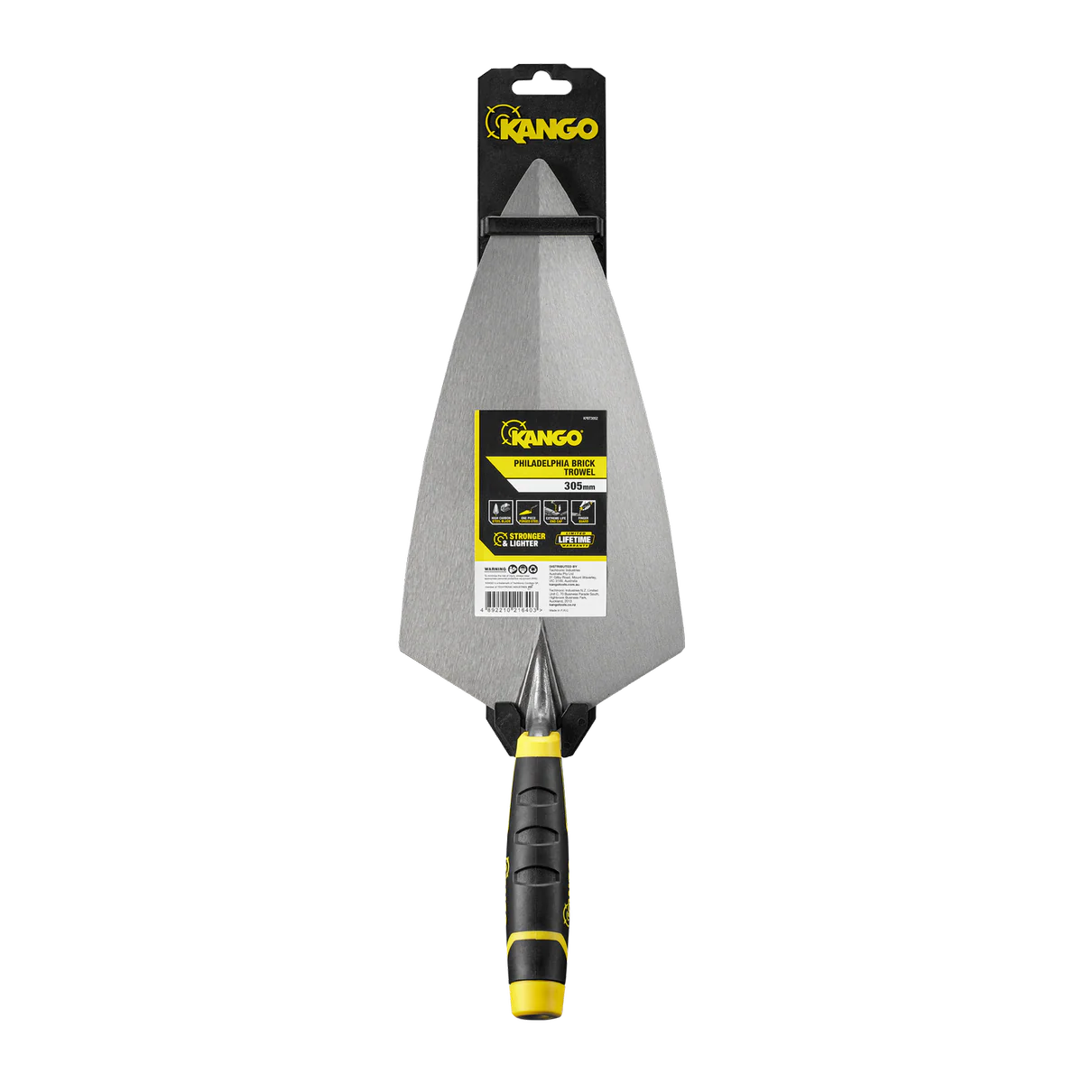 Kango 305mm Philadelphia Brick Trowel - High Carbon Steel - Durable Design - Image 2
