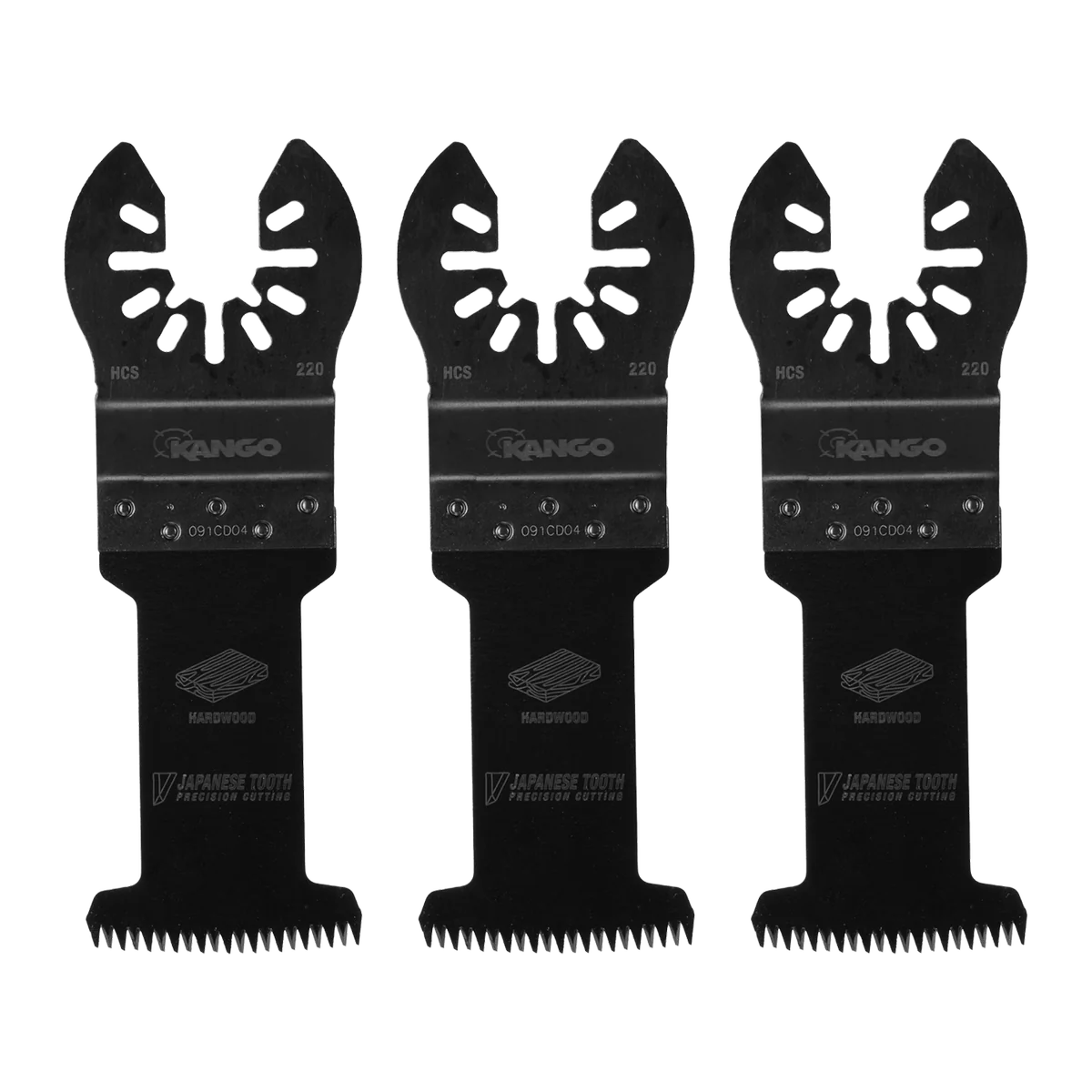 Kango 35mm Japanese Tooth Plunge Cut Blade 3 Pack - Precision Cutting - 57mm Depth - Image 2