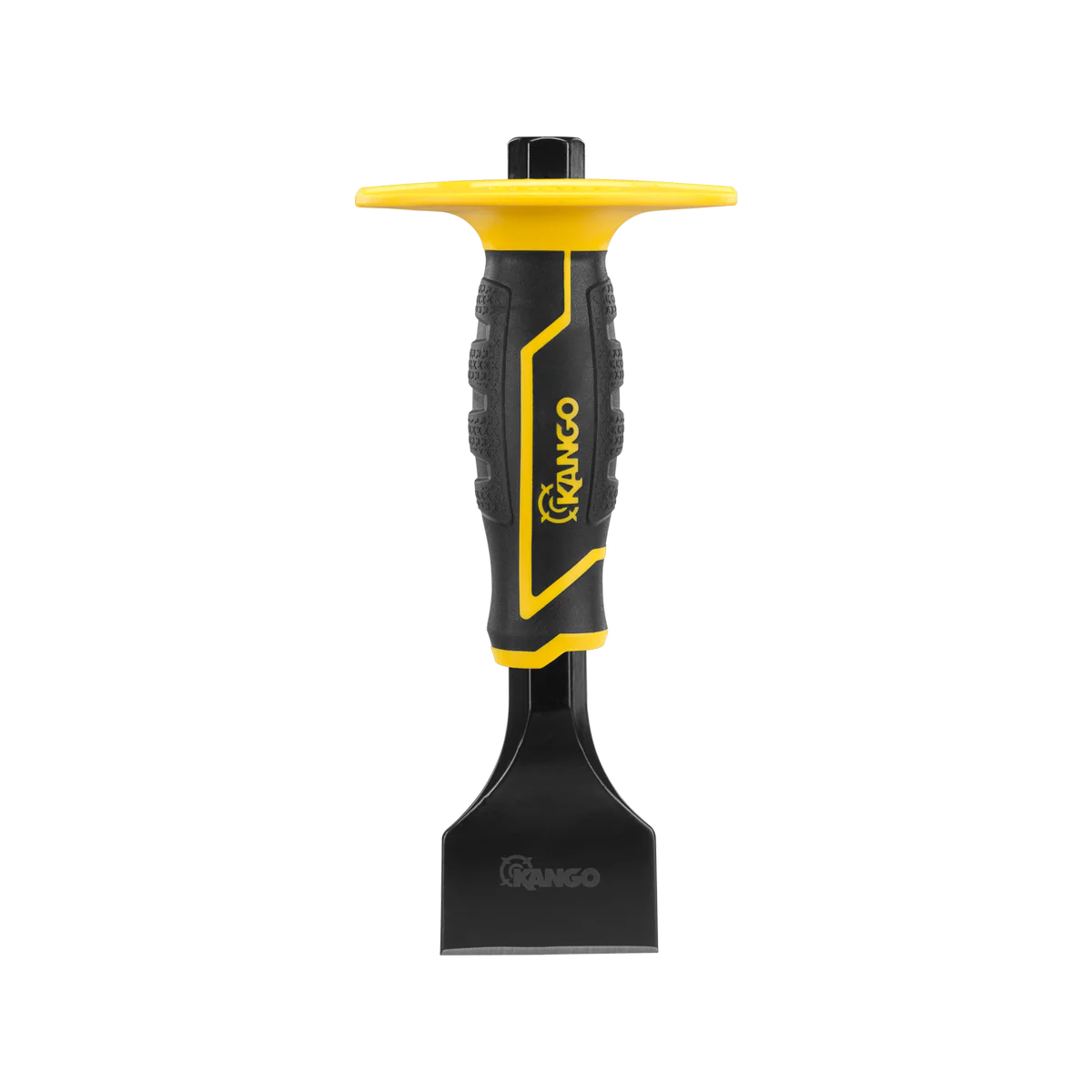 Kango 57mm Masonry Chisel with Hand Protector - Durable CR-V Steel - Ergonomic Handle