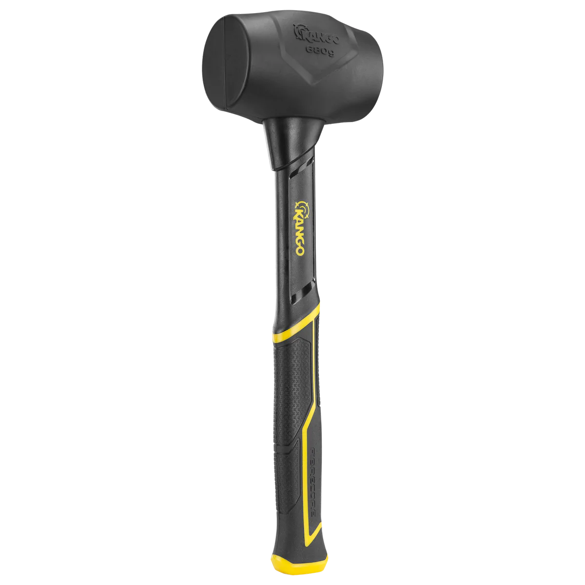 Kango 680g Black Rubber Mallet - High Density Rubber - Durable Design - Black - Image 5