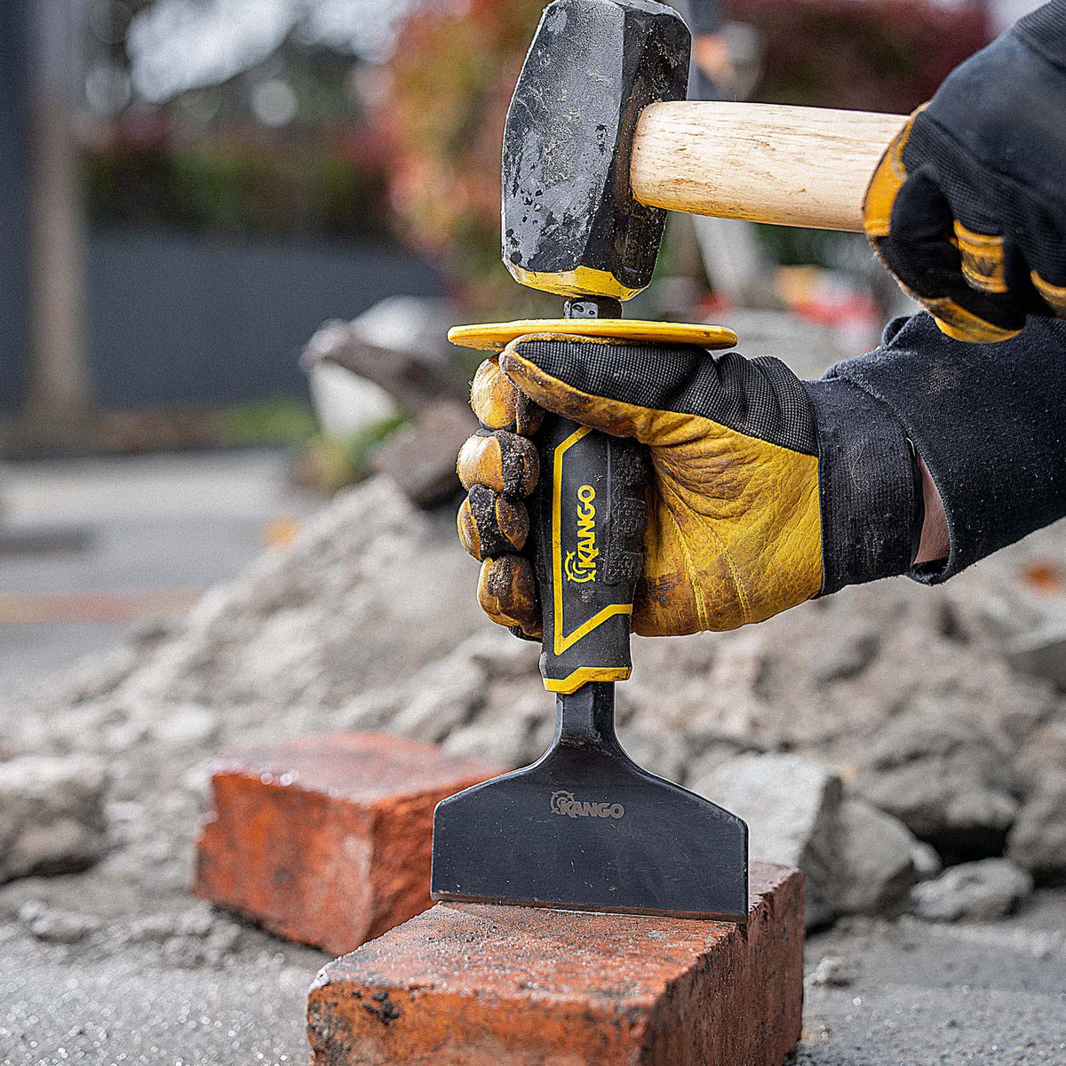 Kango 80mm Masonry Chisel - CR-V Steel - Durable & Ergonomic Design - Image 2