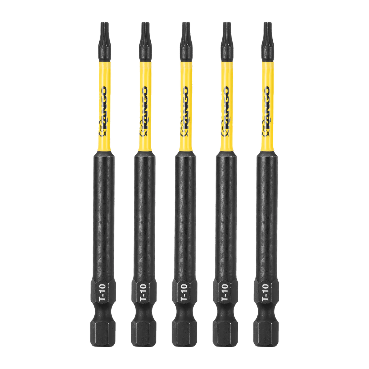 Kango 89mm TX10 Impact Driver Bit 5 Pack - HYPERTORQUE™ - Durable Precision - Image 2