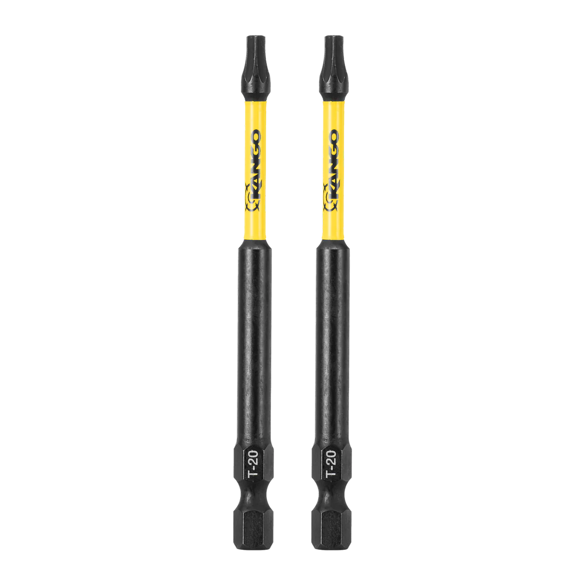 Kango 89mm TX20 HYPERTORQUE Impact Driver Bits 2 Pack - High Torque - Magnetised Tips - Image 2