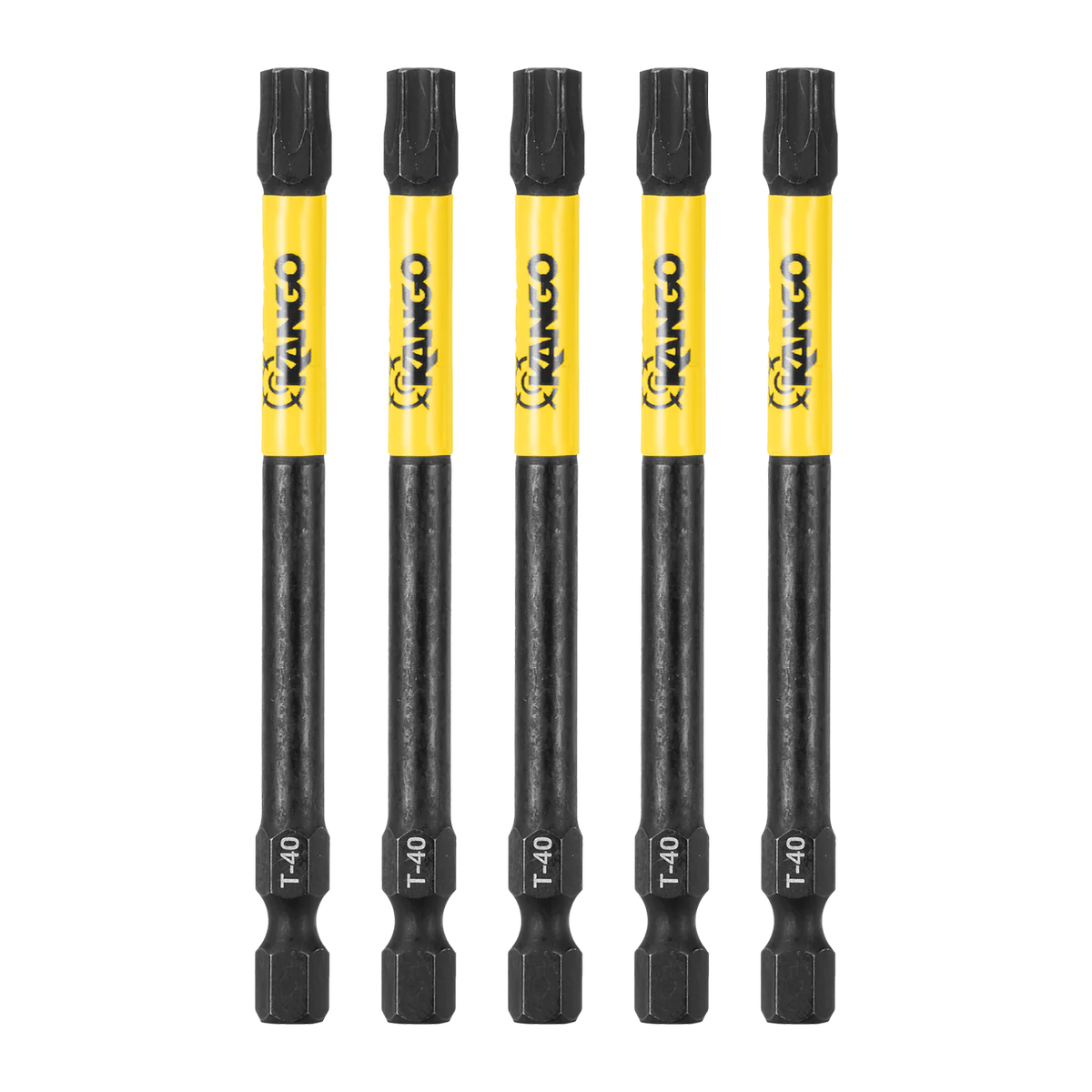 Kango 89mm TX40 HYPERTORQUE Impact Driver Bit 5 Pack - High Torque - Durable - Image 2