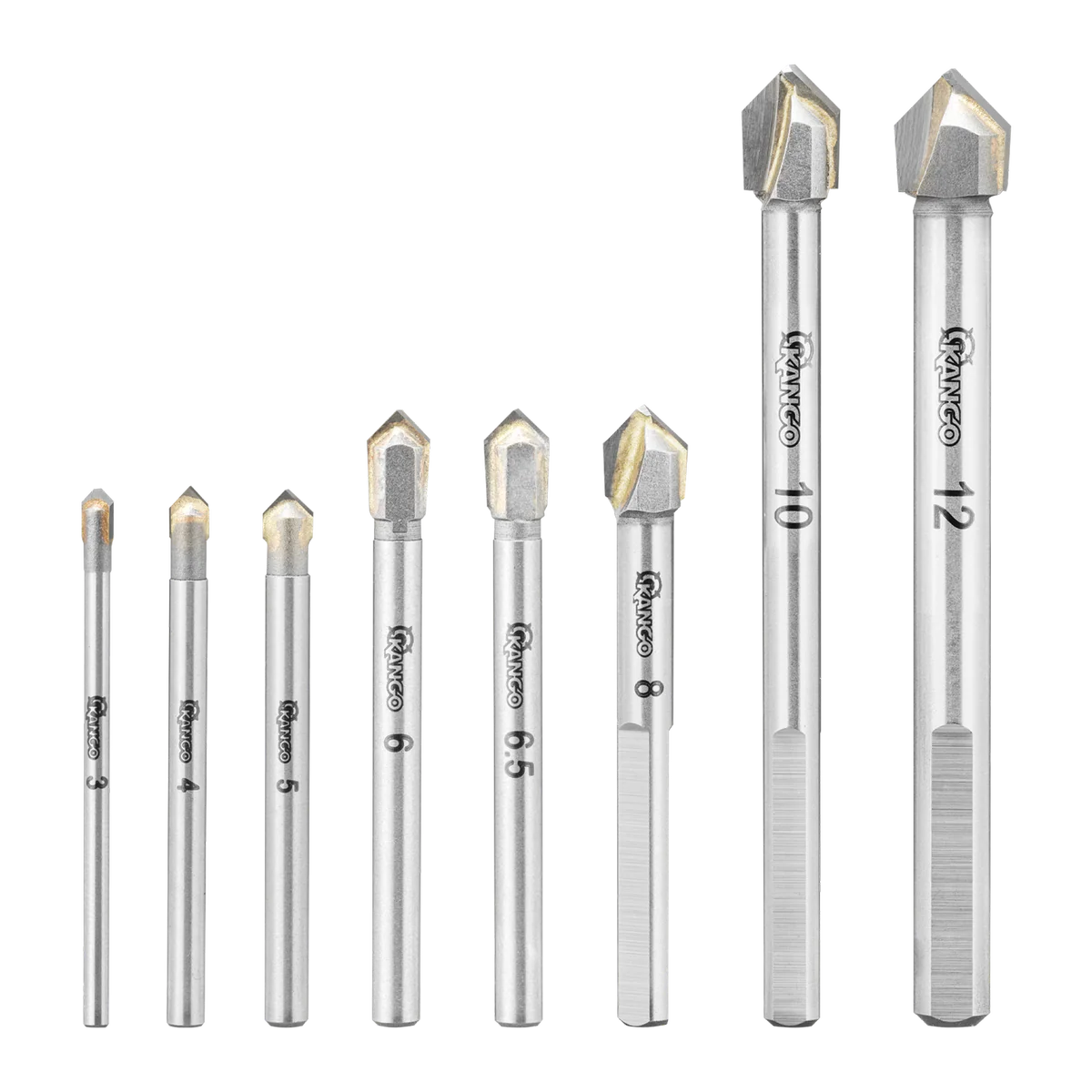 Kango 8mm Glass and Tile Drill Bit - Carbide Head - Precision Start Tip - Image 3