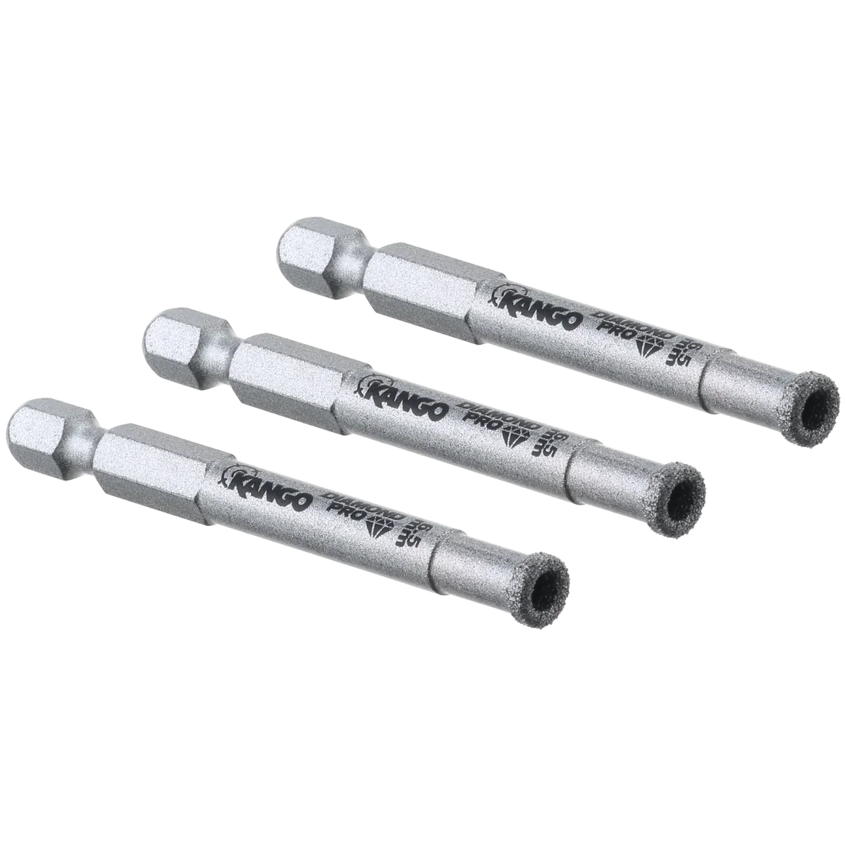 Kango Diamond Pro Mini Hole Saw 3 Pack - 6.5mm - Durable for Hard Materials - Image 2