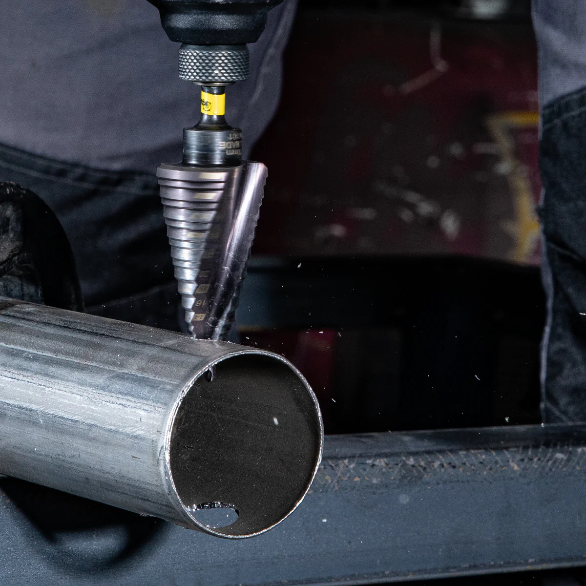 Kango Hypertorque 4 30mm 12 Step Impact Step Drill Bit - High-Torque Design - Metal Drilling - Image 3