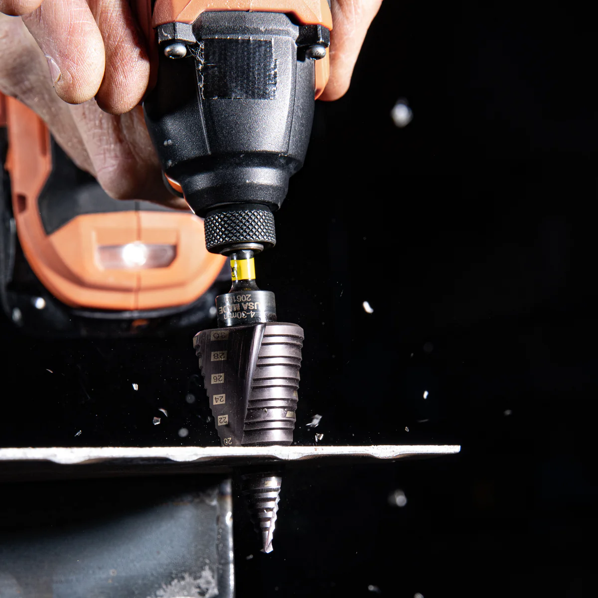 Kango Hypertorque 4 30mm 12 Step Impact Step Drill Bit - High-Torque Design - Metal Drilling - Image 5