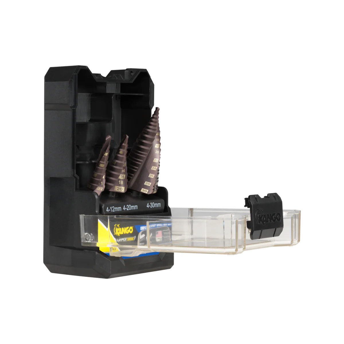 Kango Hypertorque Step Drill Bit Set - 3 Piece - 4-12mm, 4-20mm, 4-30mm - Metal Drilling - Image 2