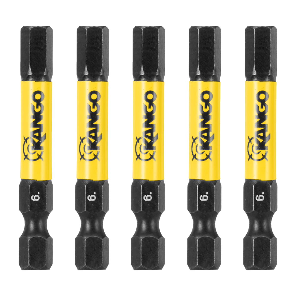 Kango Impact Driver Bit 5 Pack - 50mm HEX6 HYPERTORQUE™ - High Torque Performance - Image 2