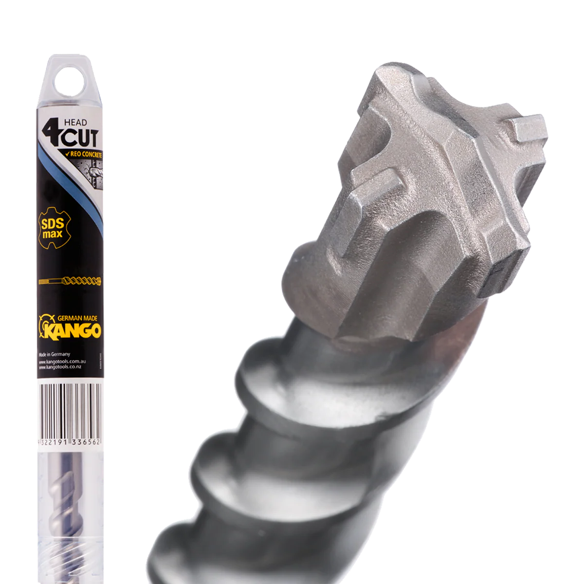 Kango K4 SDS Max Drill Bit - 18mm x 540mm - Solid Carbide Tip - Steel - Image 5