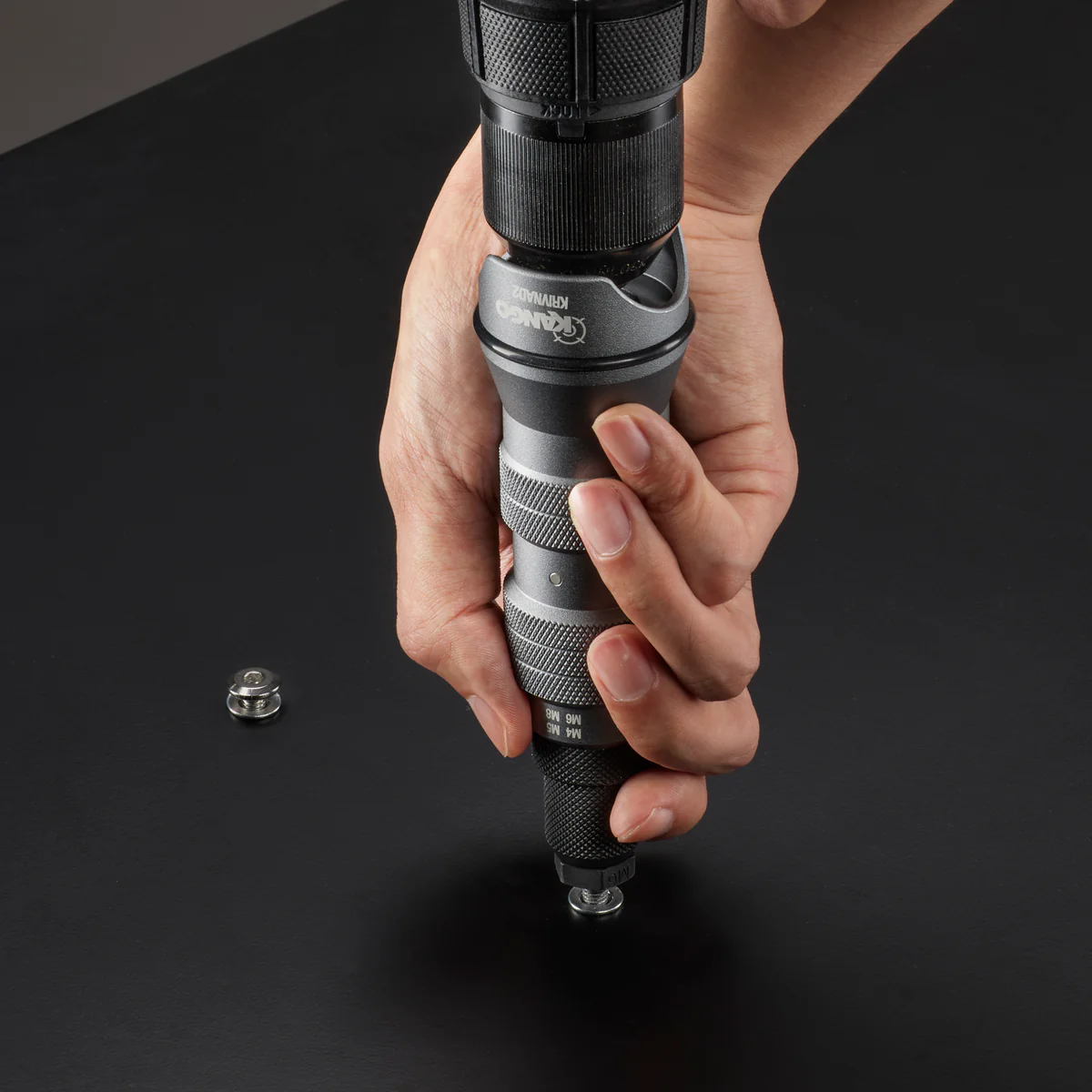 Kango Nut Rivet Drill Adaptor - M4 M5 M6 M8 Mandrels - 254mm x 51mm x 174.4mm - High Pulling Force - Image 2