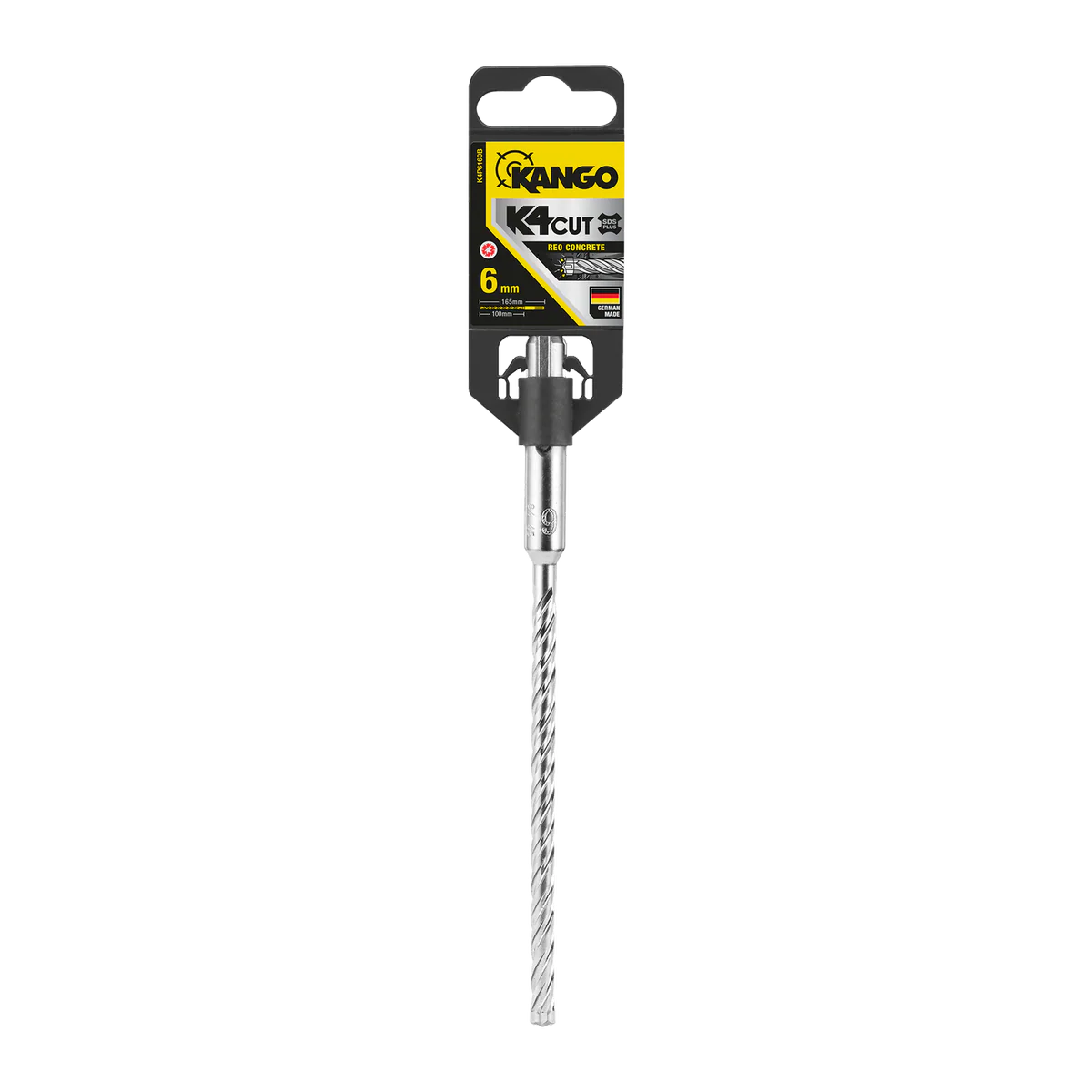 Kango SDS Plus Drill Bit - 6mm x 165mm - Solid Carbide - Demolition Use