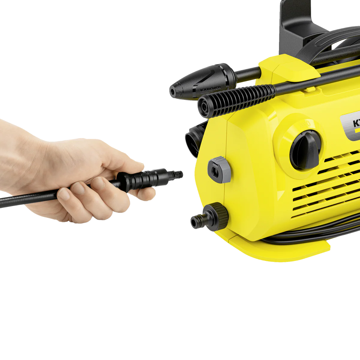 Karcher K2 Horizontal Pressure Washer - 1750 PSI - Compact Design - Portable - Image 4