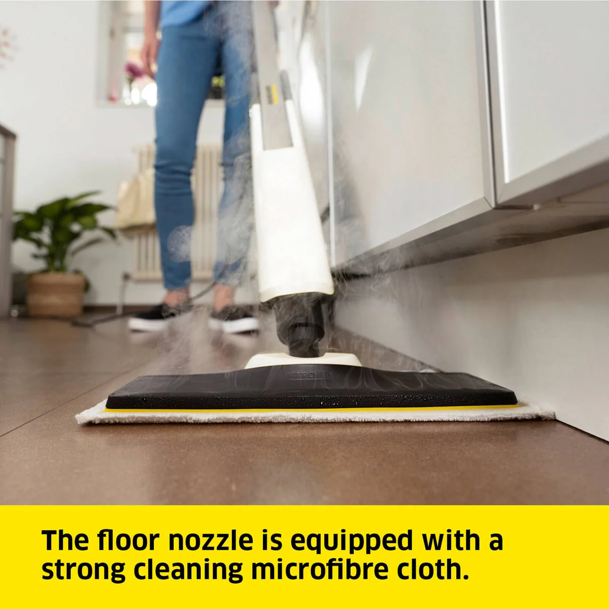 Karcher SC2 Upright Steam Cleaner - 168mm x 1185mm x 314mm - White - Non-Stop Steam - Image 5