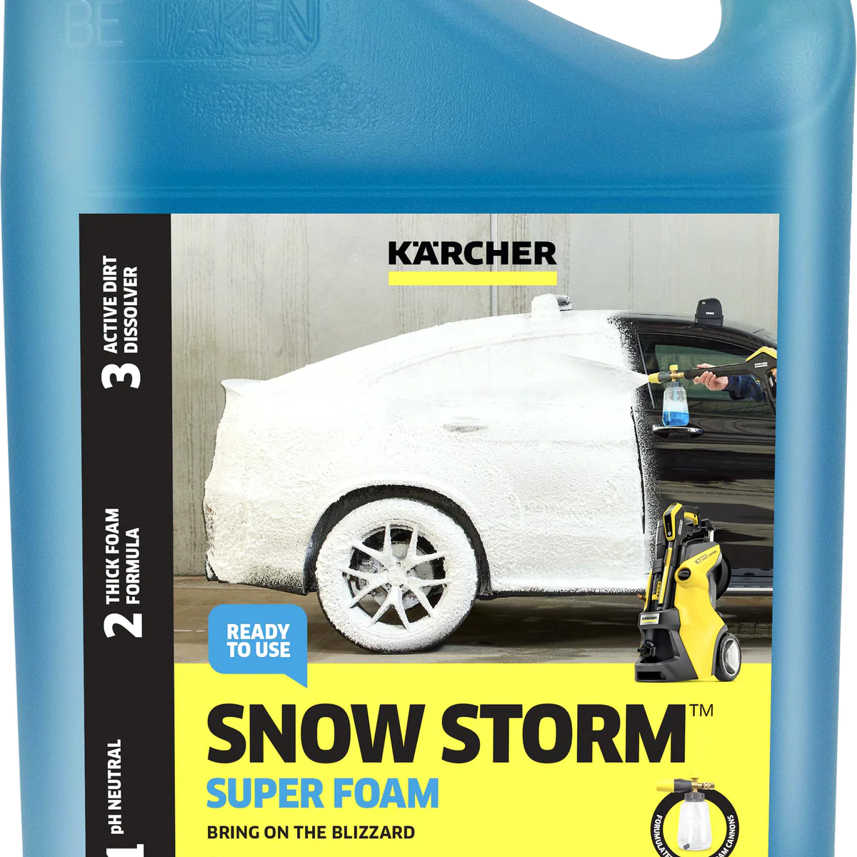 Karcher Snow Storm Super Foam Detergent 2.5L - Active Dirt Dissolving Formula