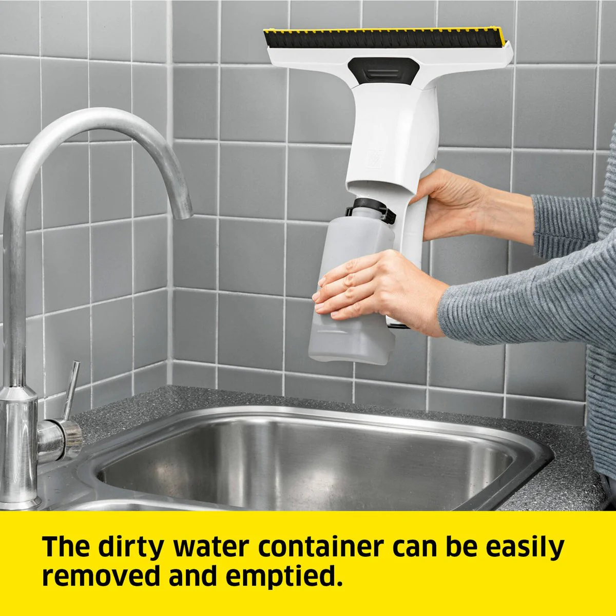 Karcher Wv 6 Plus Window Vac - Cordless Window Cleaner - 100 Min Run Time - White - Image 5
