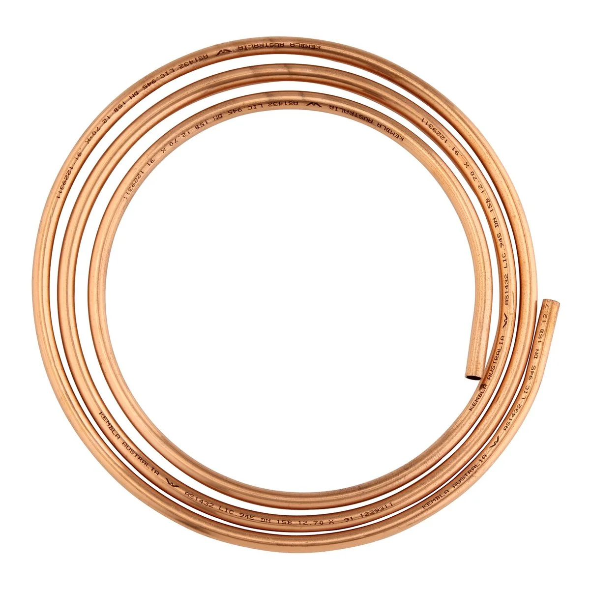 Kembla 1/2" Annealed Copper Tube - 3m - Antimicrobial - Fire Resistant - Image 2