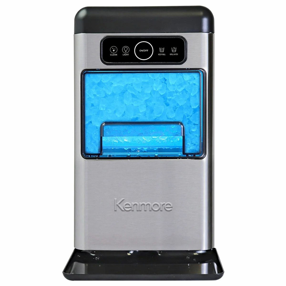 Kenmore Nugget Ice Maker Compact KKIMNF40SSAU Stainless Steel Capacity 18kg
