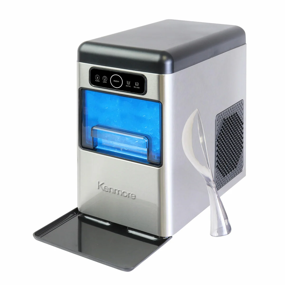 Kenmore Nugget Ice Maker Compact KKIMNF40SSAU Stainless Steel Capacity 18kg - Image 2