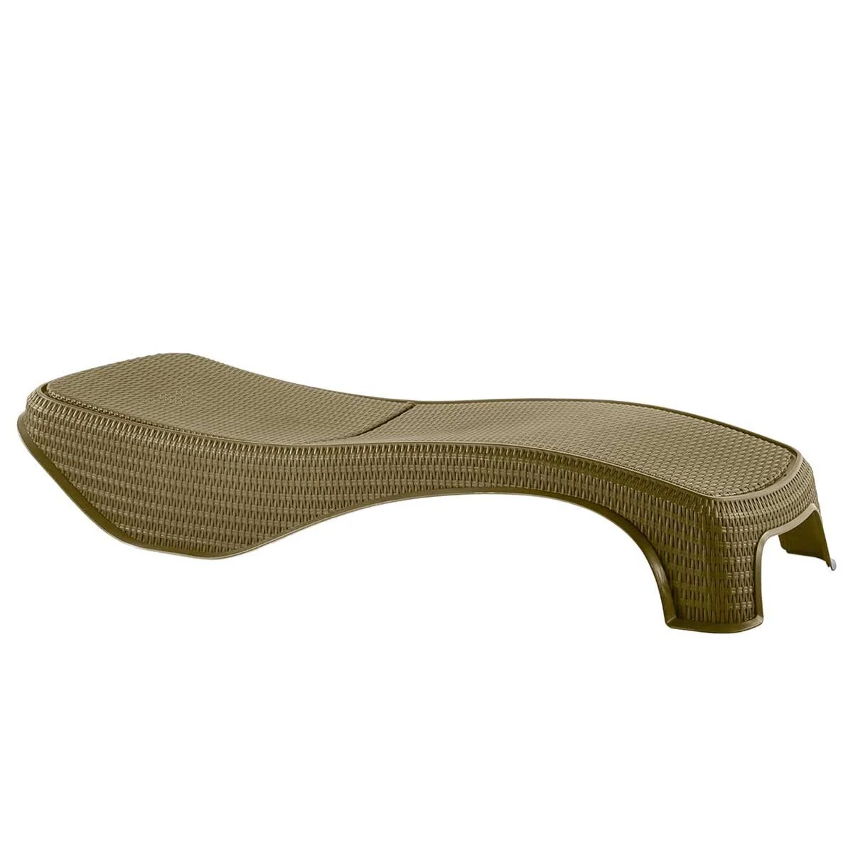 Keter Atlantic Sun Lounger 2 Piece Set Beige Weather Resistant Resin - Image 2