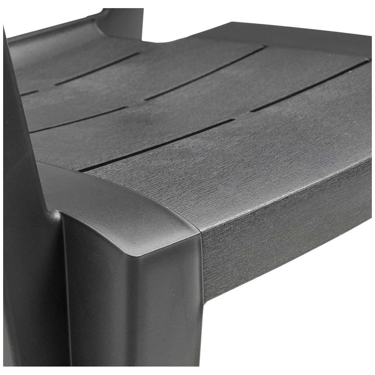 Keter Julie Outdoor Chair Set of 6 Graphite Resin Weather Resistant - Image 7