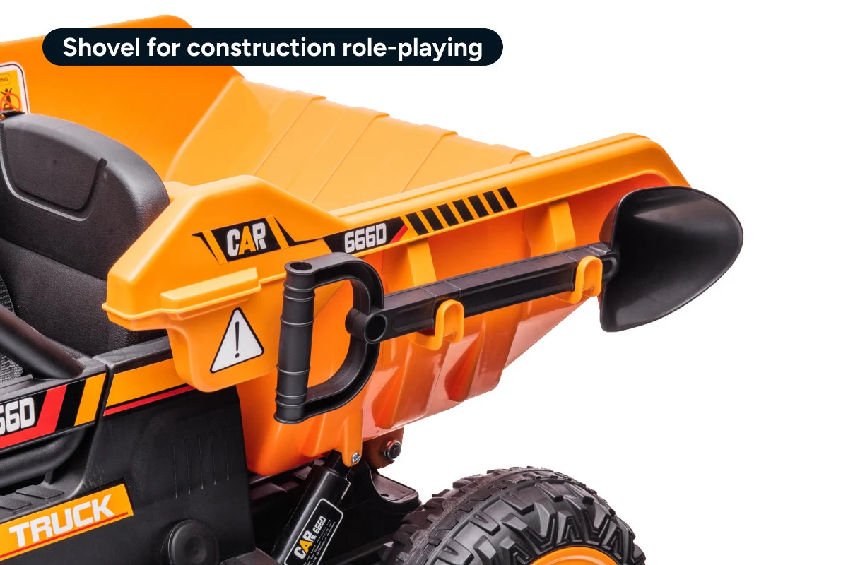 Kids Construction Electric Ride On Truck with Tipping Bed - Image 10