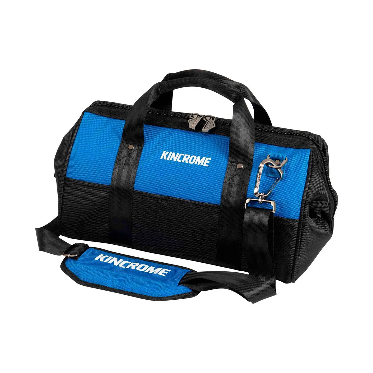Kincrome 380mm Wide Mouth Soft Base Bag & 6 Zipper Tool Roll - Durable Storage Solution - Image 2