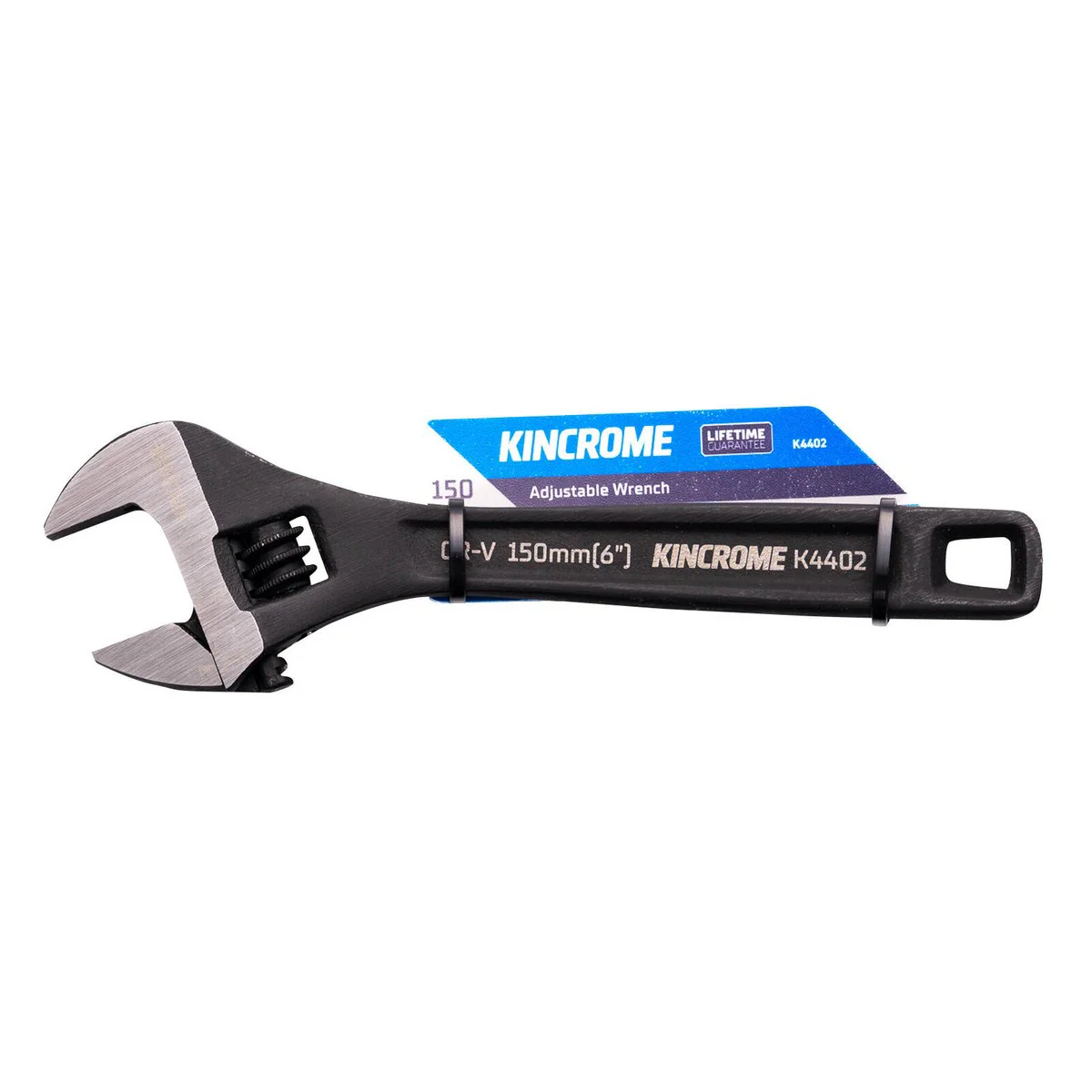Kincrome Adjustable Wrench 150mm 6 - Chrome Vanadium Steel - 19mm Jaw Opening - Corrosion Resistant - Image 2