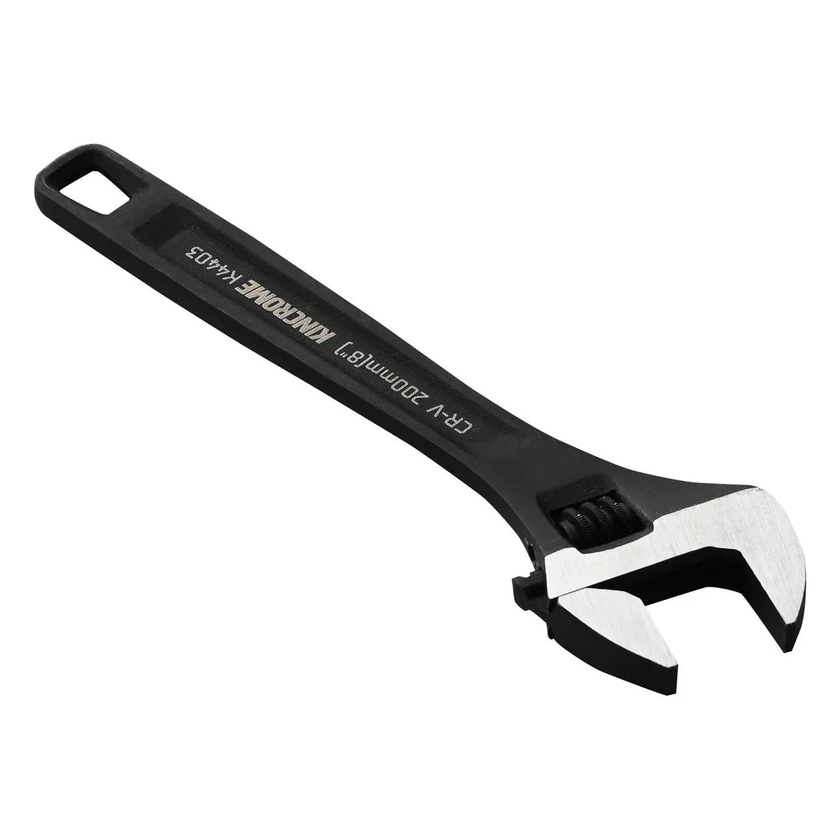 Kincrome Adjustable Wrench 200mm 8 - Chrome Vanadium Steel - 24mm Jaw Opening - Corrosion-Resistant Black Finish - Image 4