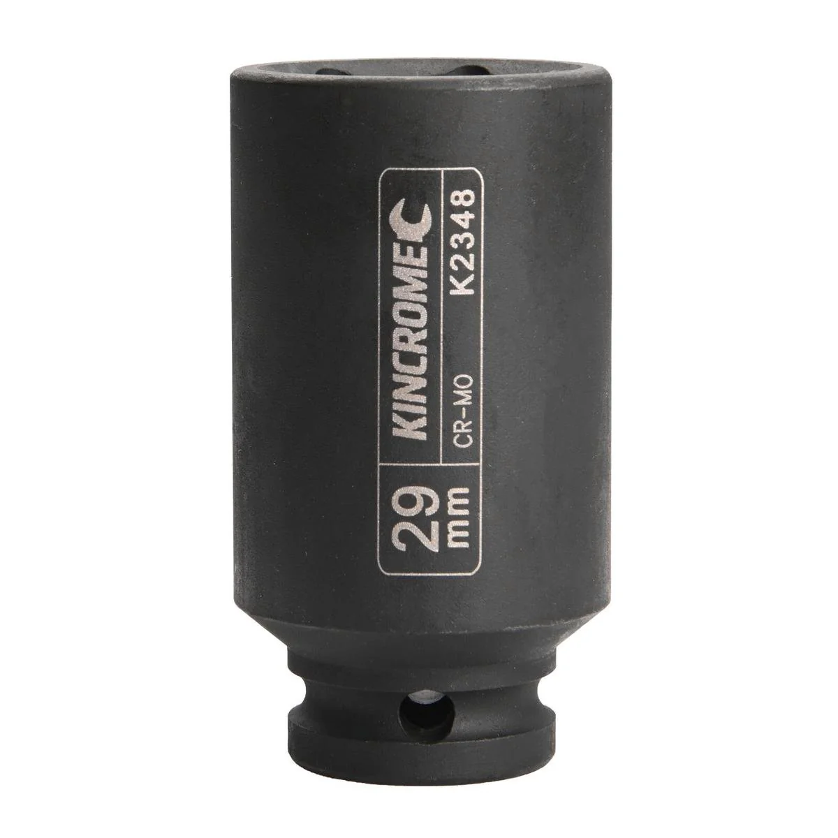 Kincrome 29mm 1/2" Drive Deep Impact Socket - Chrome Molybdenum Steel - Black
