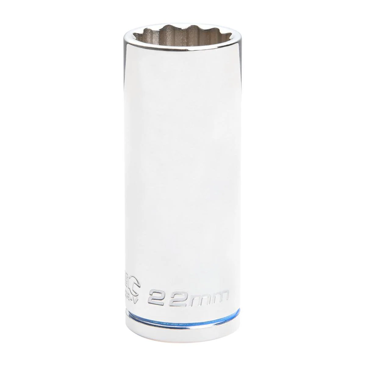 Kincrome Deep Socket - 22mm - Chrome Vanadium Steel - Rust Resistant