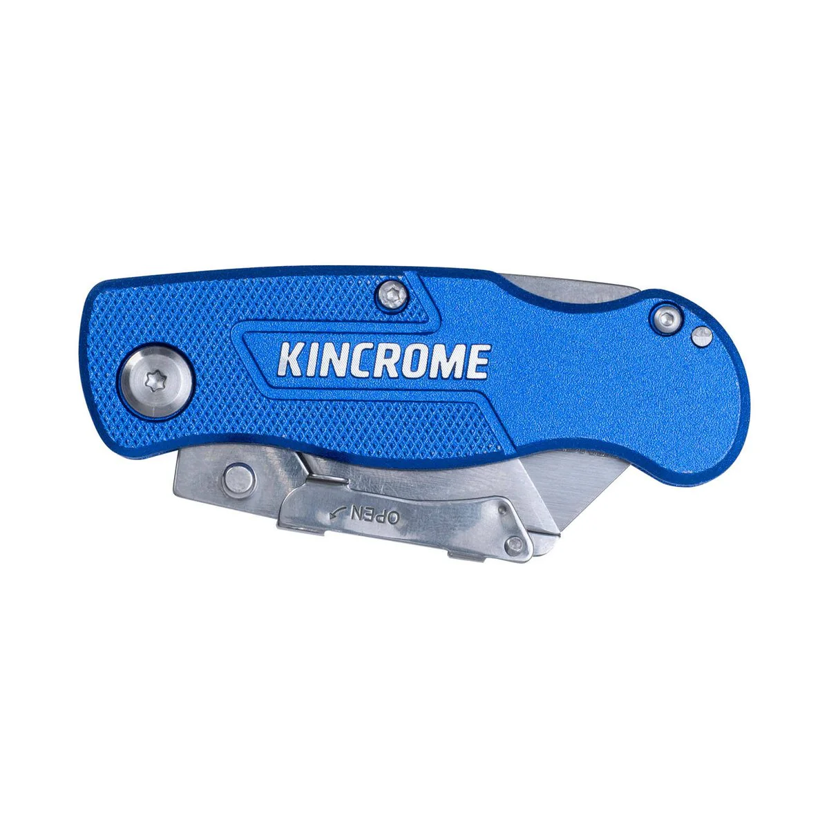 Kincrome Folding Utility Knife - 150mm - Aluminium - Heavy Duty - Image 2